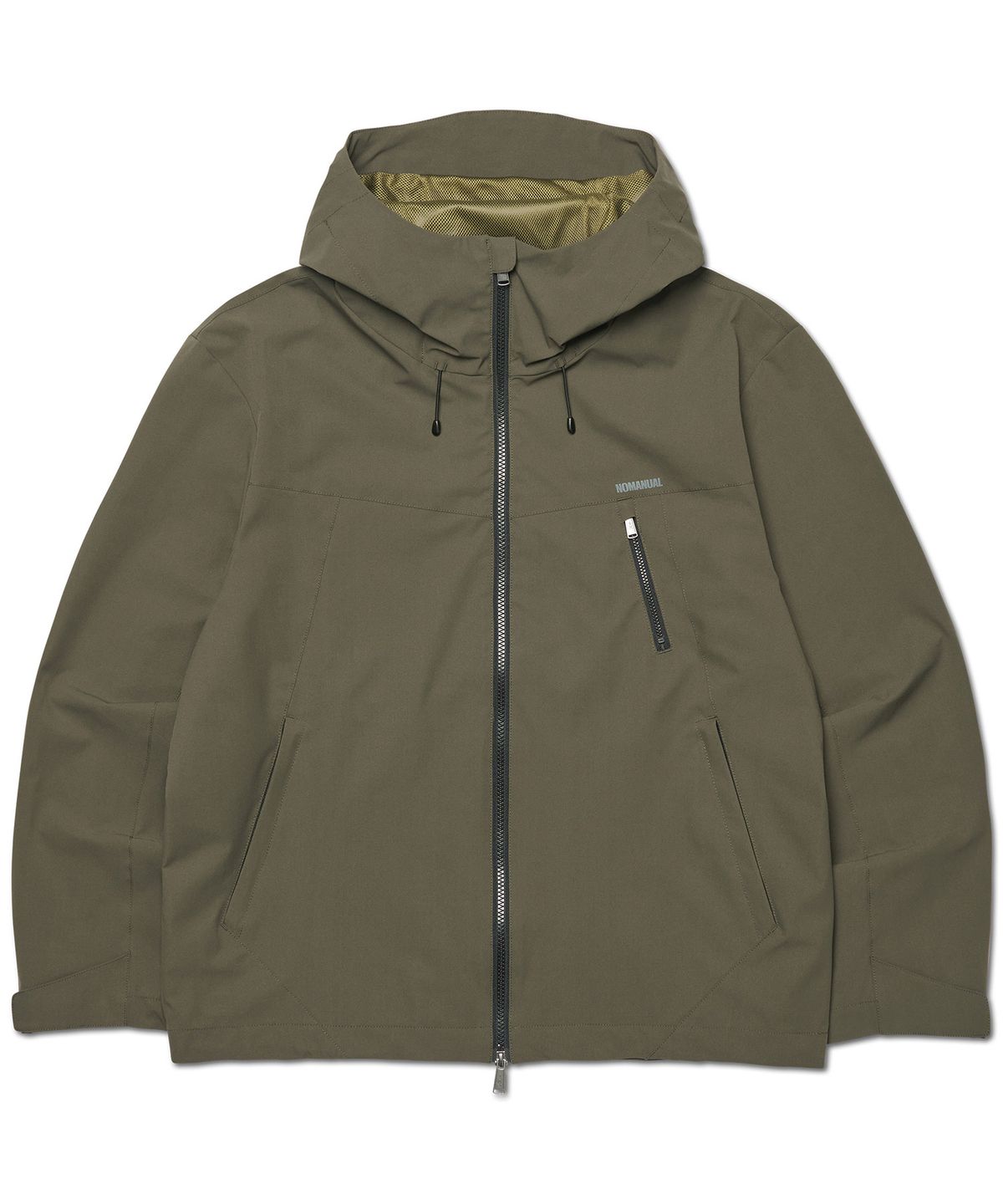 노매뉴얼(NOMANUAL) SPLITFORM WIND SHELL - KHAKI