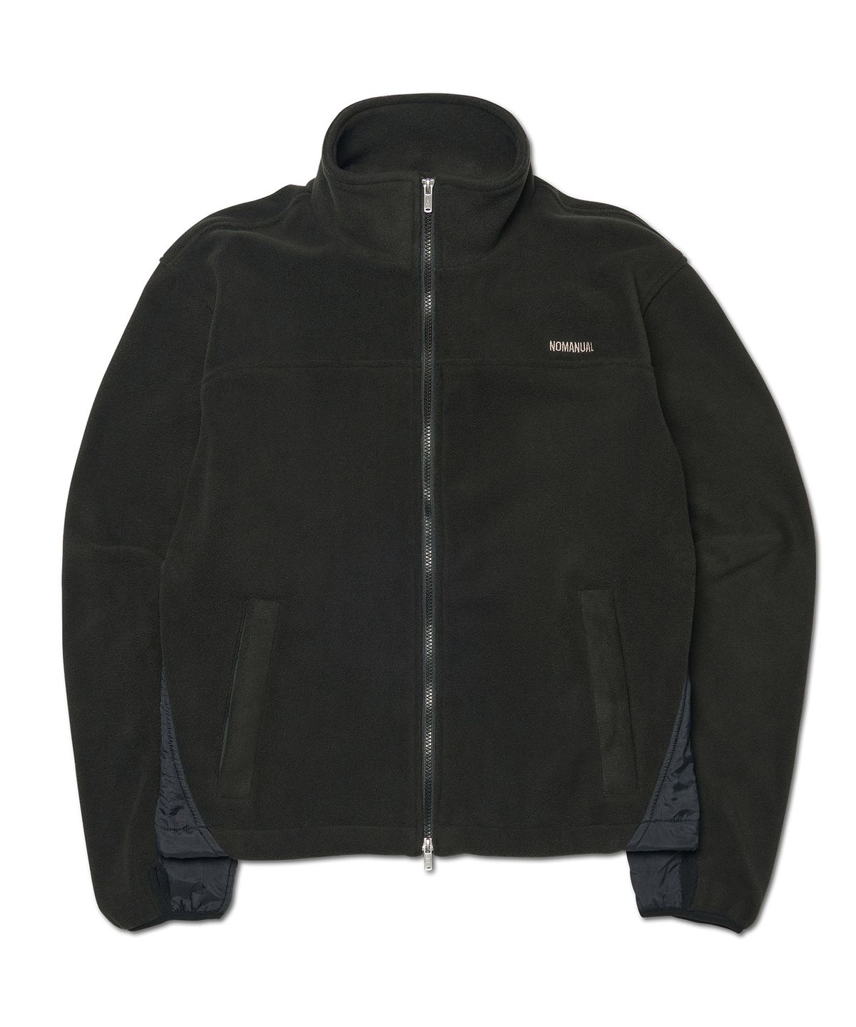 노매뉴얼(NOMANUAL) N.B FLEECE JACKET - BLACK