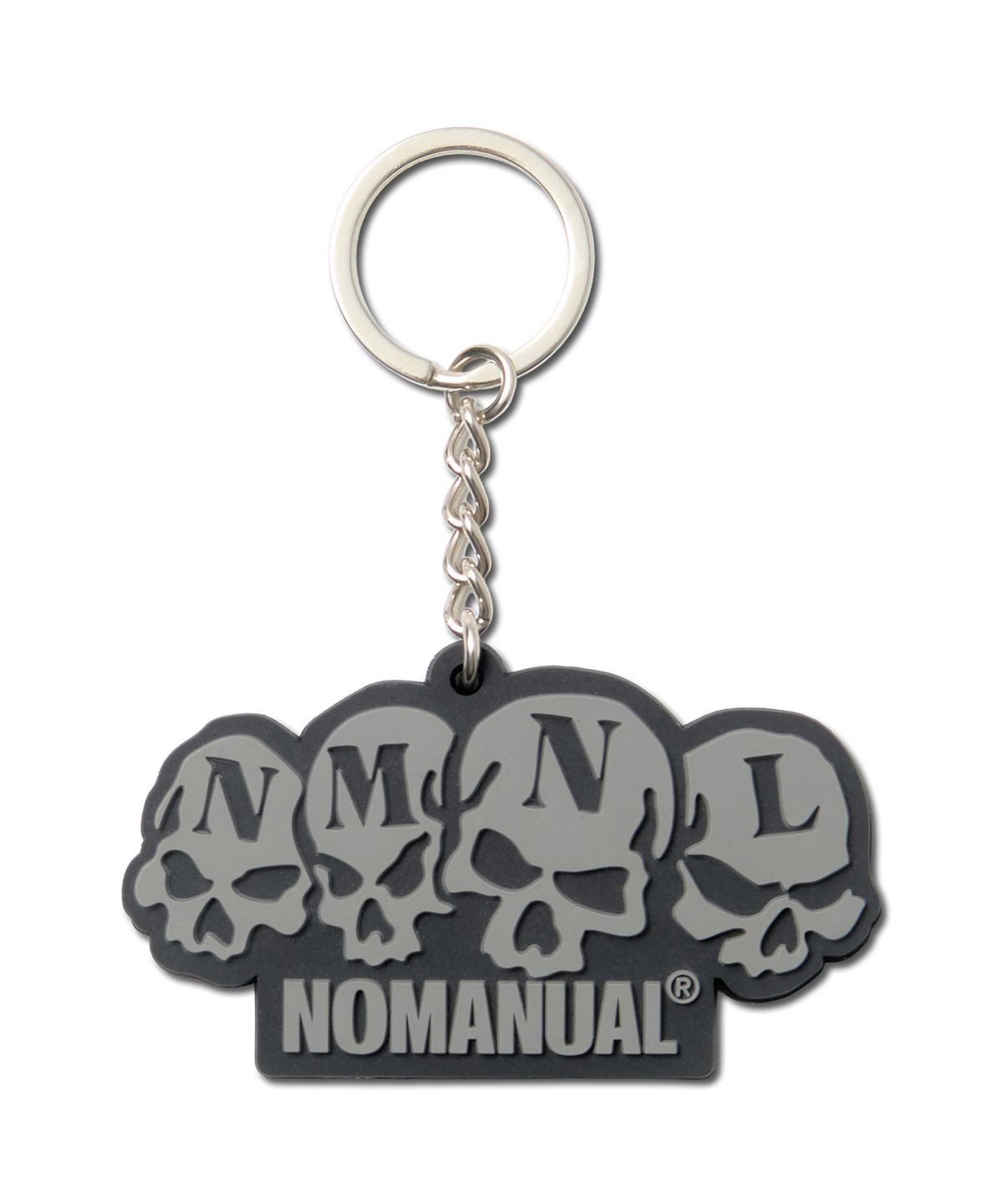 노매뉴얼(NOMANUAL) SKULL RUBBER KEYRING