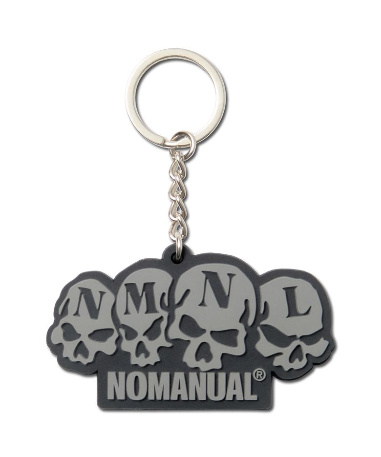SKULL RUBBER KEYRING