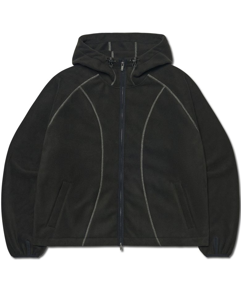 BOUND SHELL FLEECE - BLACK