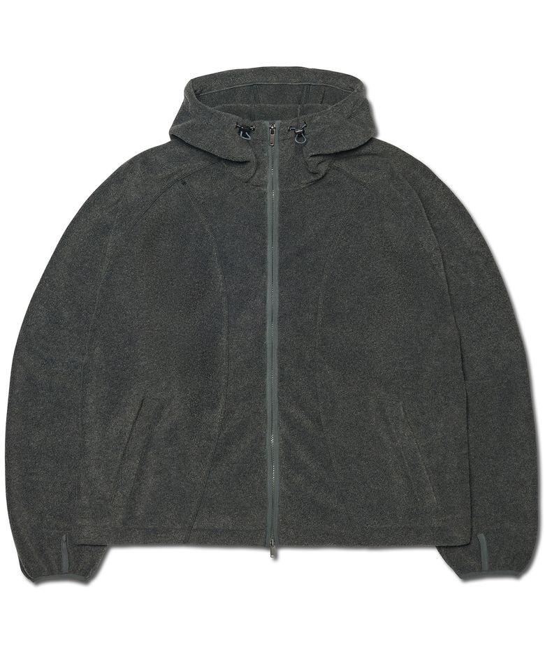 BOUND SHELL FLEECE - CHARCOAL