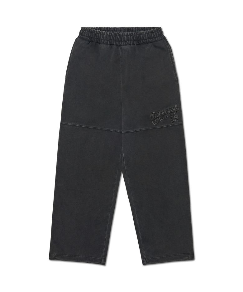 APPLIQUE SWEATPANTS - WASHED BLACK