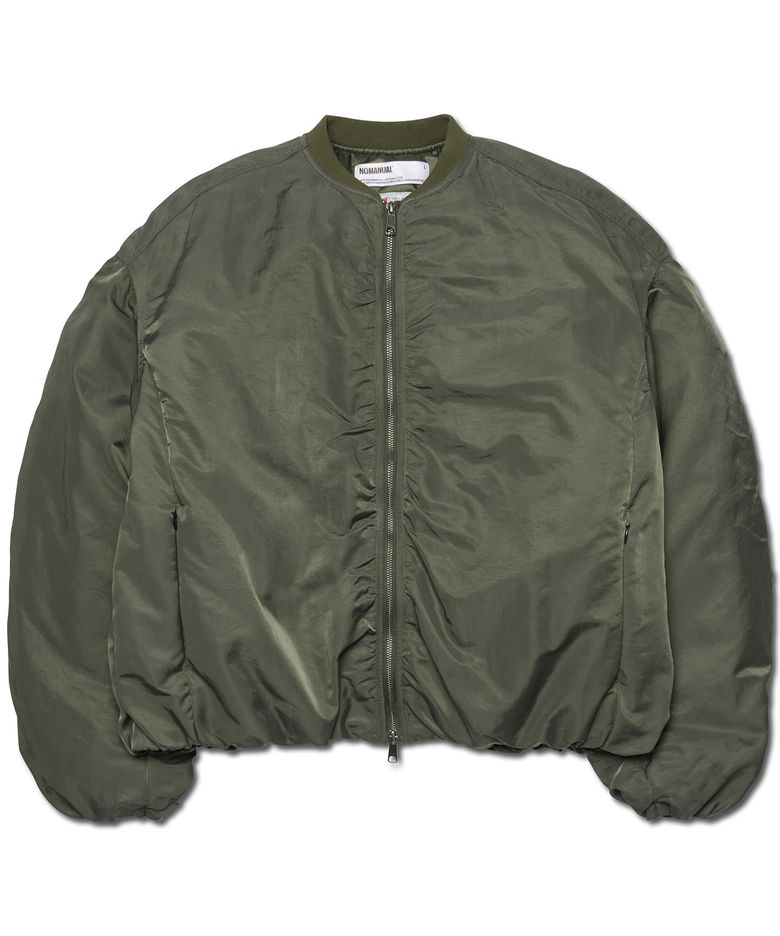 OVERSIZED BOMBER JACKET - DEEP KHAKI