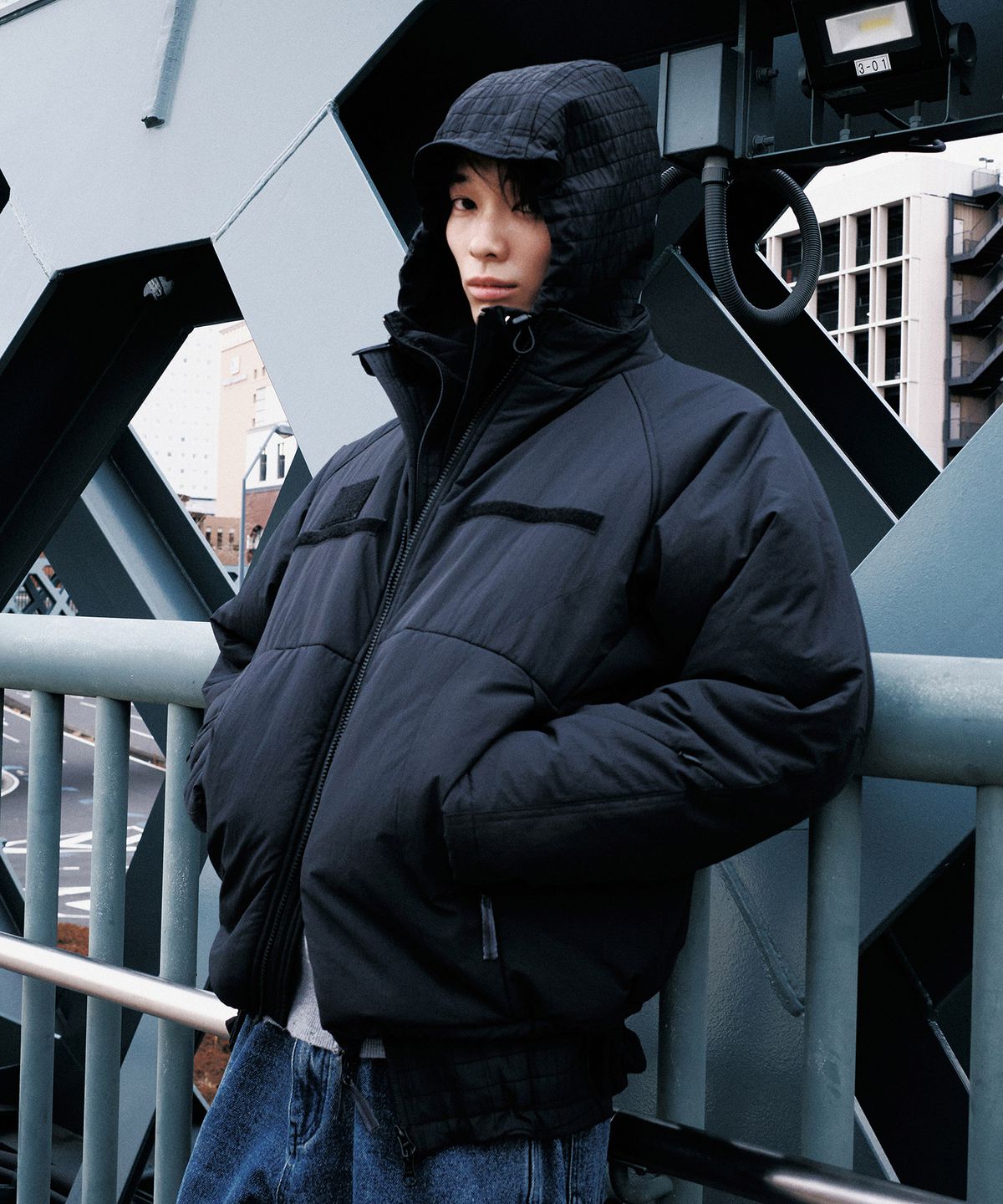 노매뉴얼(NOMANUAL) 3M THINSULATE LEVEL 7 PARKA - BLACK