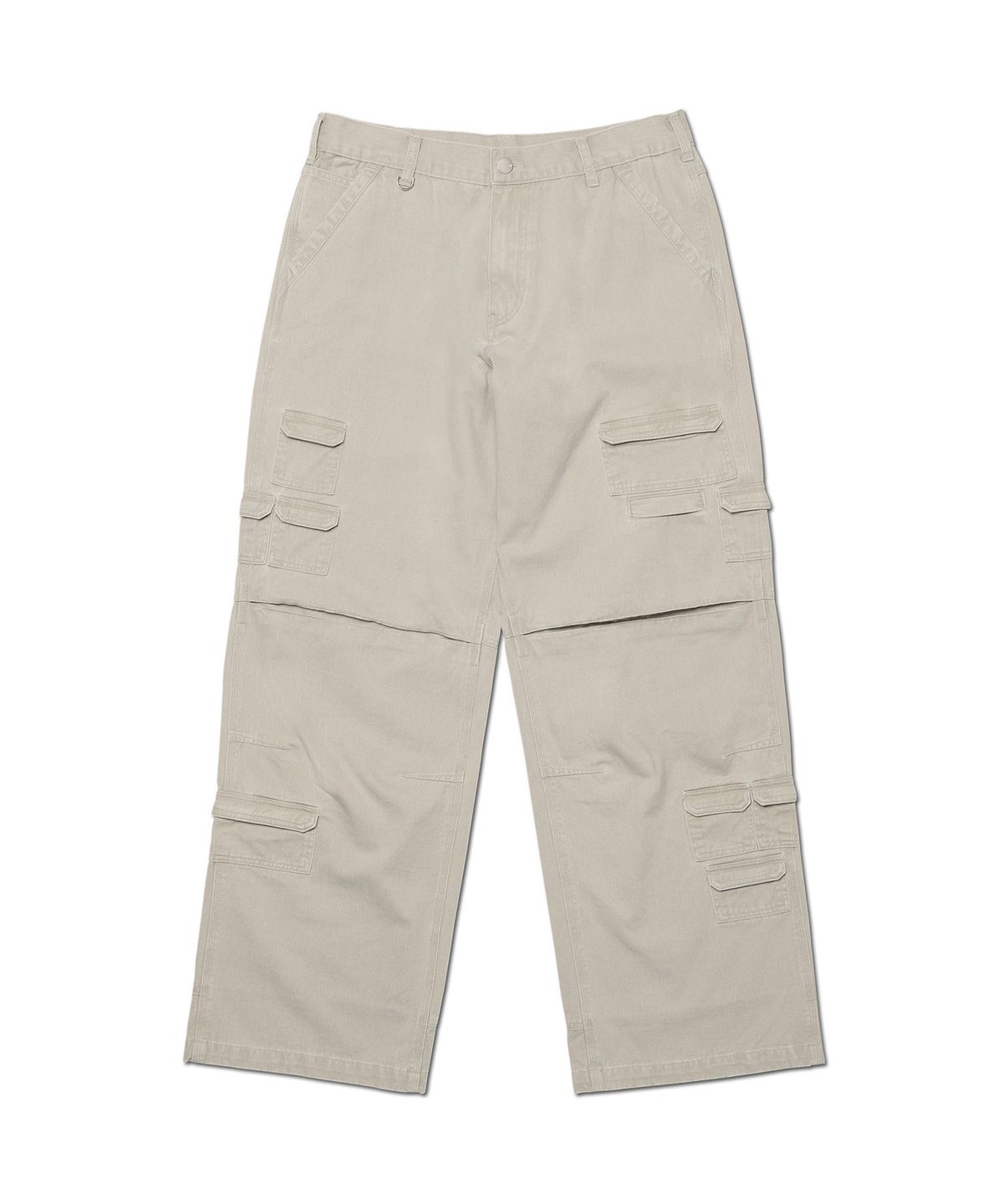 노매뉴얼(NOMANUAL) VTG UTILITY CARGO PANTS - WASHED GRAY