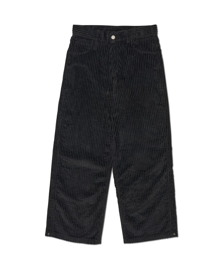 HEAVY WALE CORDUROY PANTS - BLACK