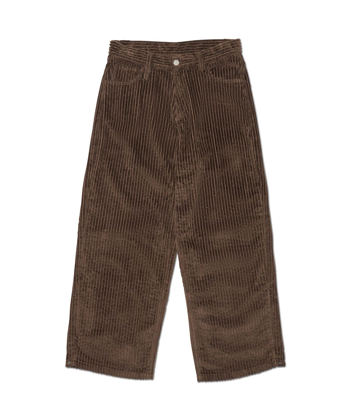 노매뉴얼(NOMANUAL) HEAVY WALE CORDUROY PANTS - BROWN