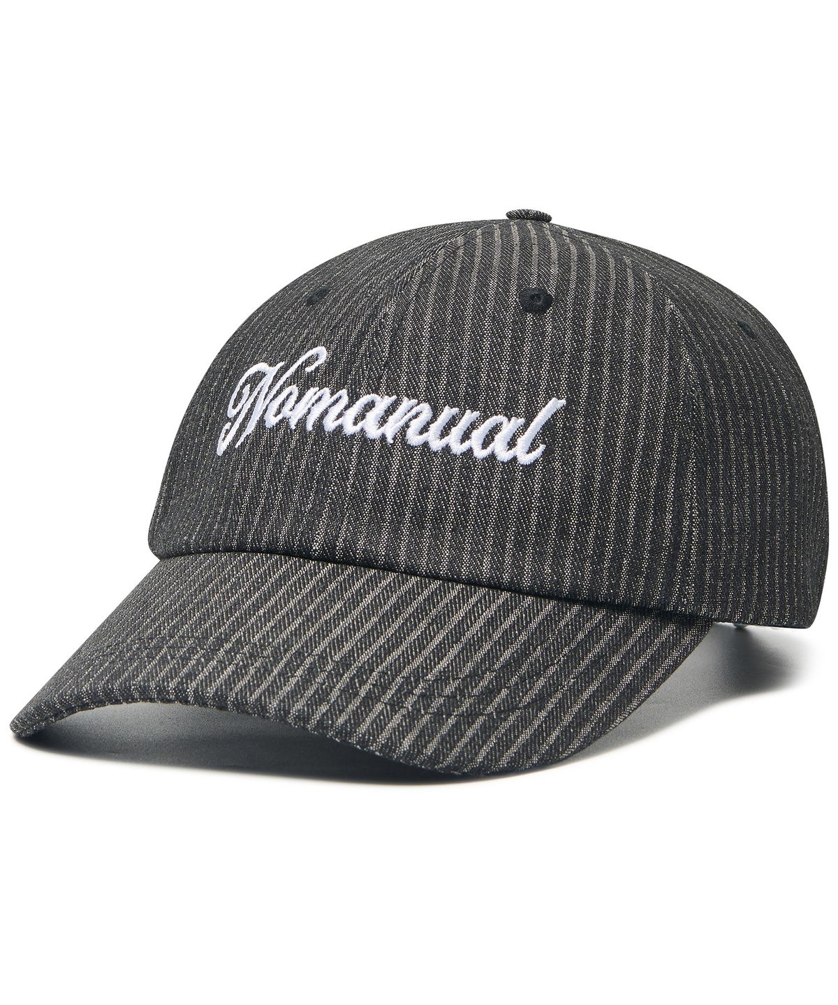노매뉴얼(NOMANUAL) NM STRIPE BALL CAP - BLACK