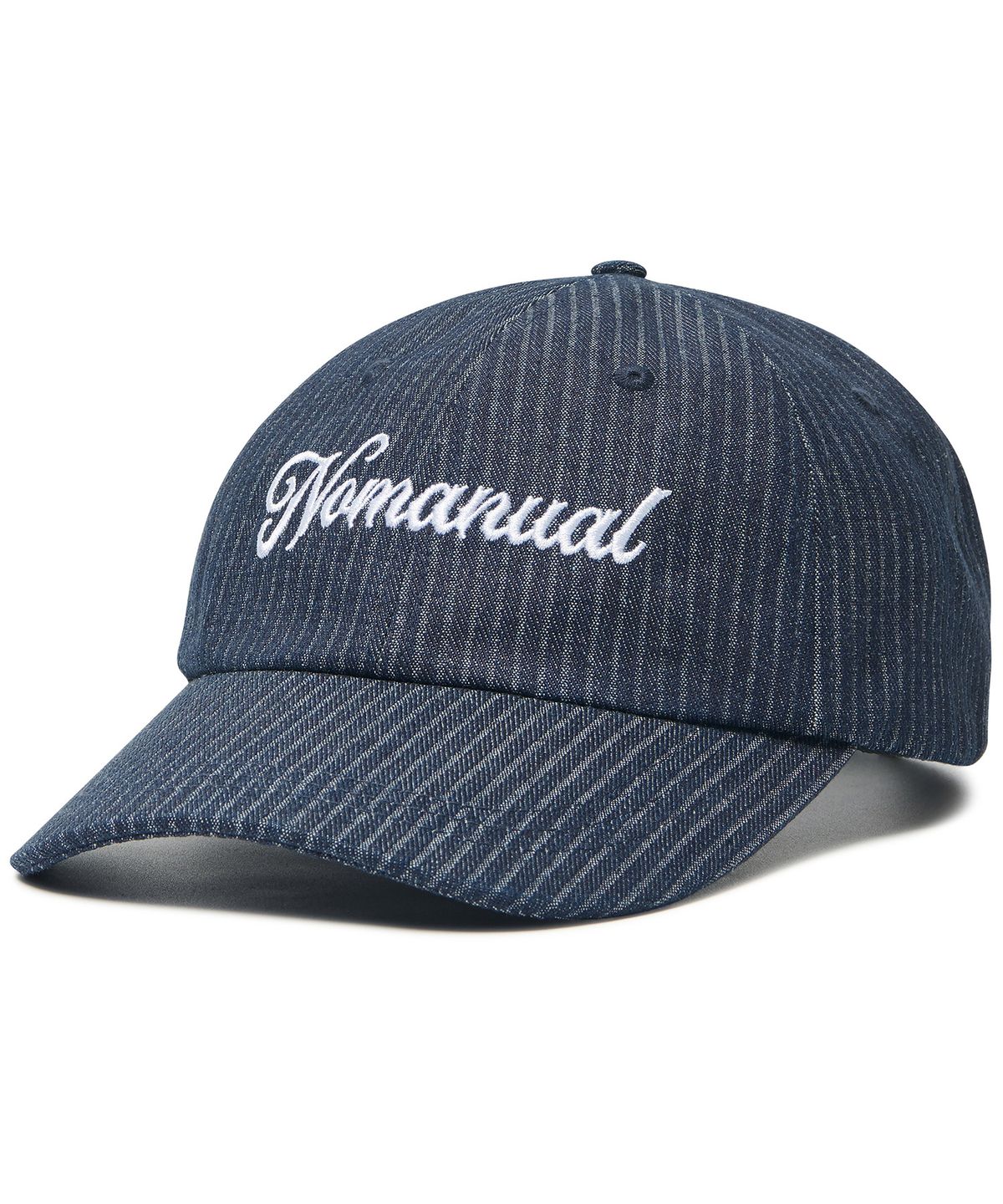 노매뉴얼(NOMANUAL) NM STRIPE BALL CAP - NAVY