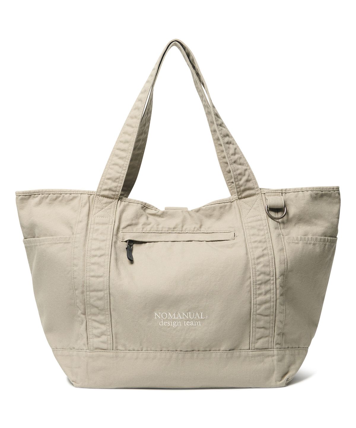 노매뉴얼(NOMANUAL) NM NEO TOTE BAG - WASHED BEIGE