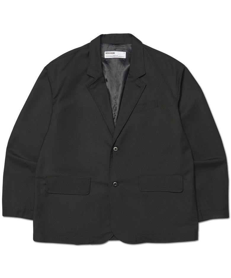 TWO BUTTON BLAZER - BLACK