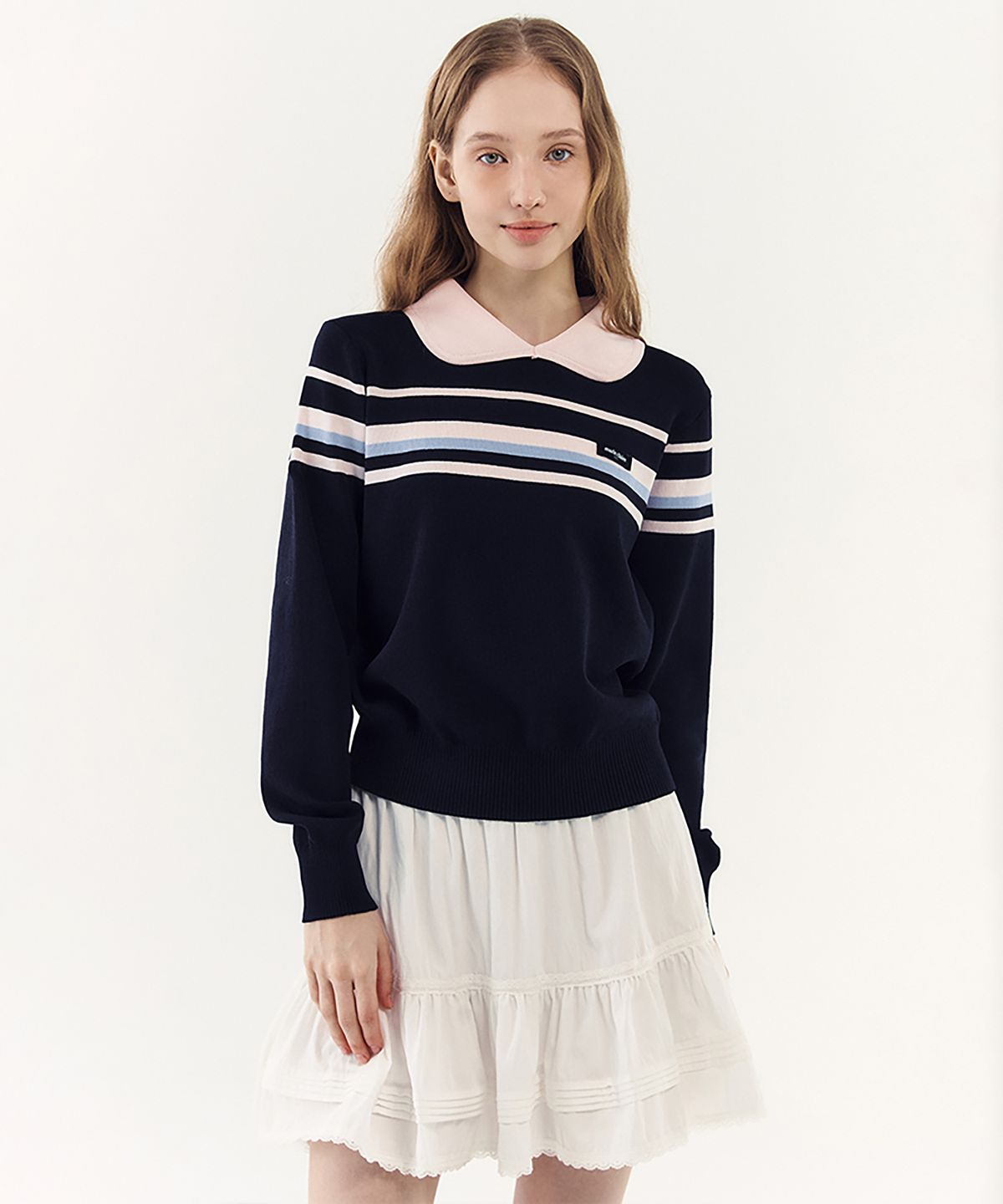 마리끌레르(MARIE CLAIRE) 피터팬 카라 니트(MAGCKN21MNY)