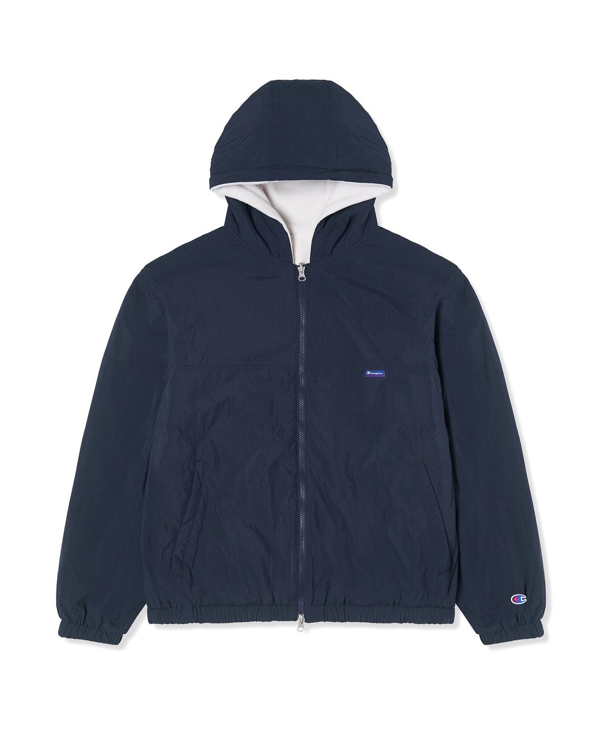 챔피온(CHAMPION) 폴라텍 리버시블 2WAY 후드 재킷 Navy
