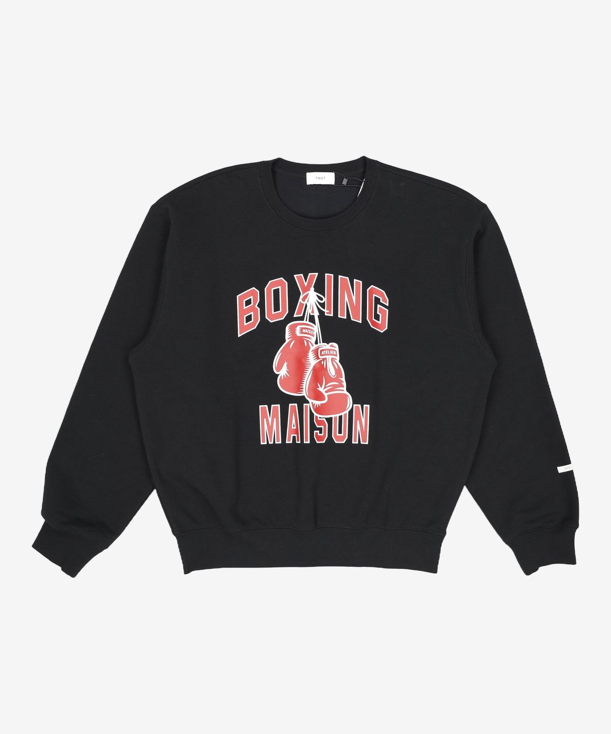 티엔지티(TNGT) Boxing Sweatshirt (Black) TNTS5E101BK 100