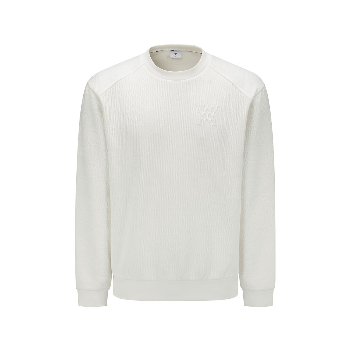 어뉴골프(ANEW GOLF) MEN JACQUARD SWEATSHIRT_OW