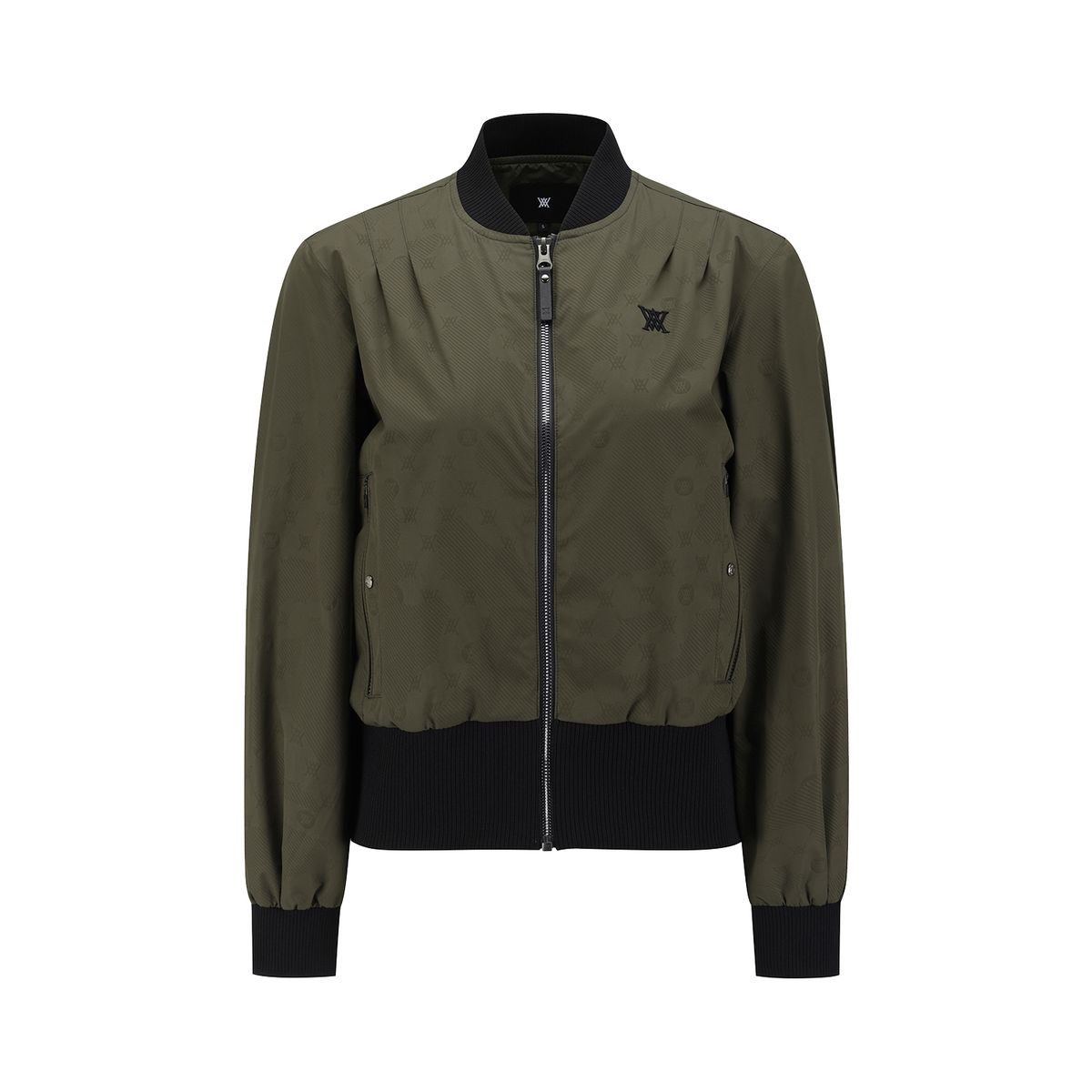 어뉴골프(ANEW GOLF) WOMEN COLOR BLOCK HOODED BLOUSON JACKET_DK