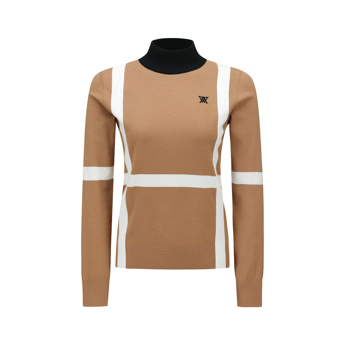 어뉴골프(ANEW GOLF) WOMEN BLOCK TURTLENECK SWEATER_CM