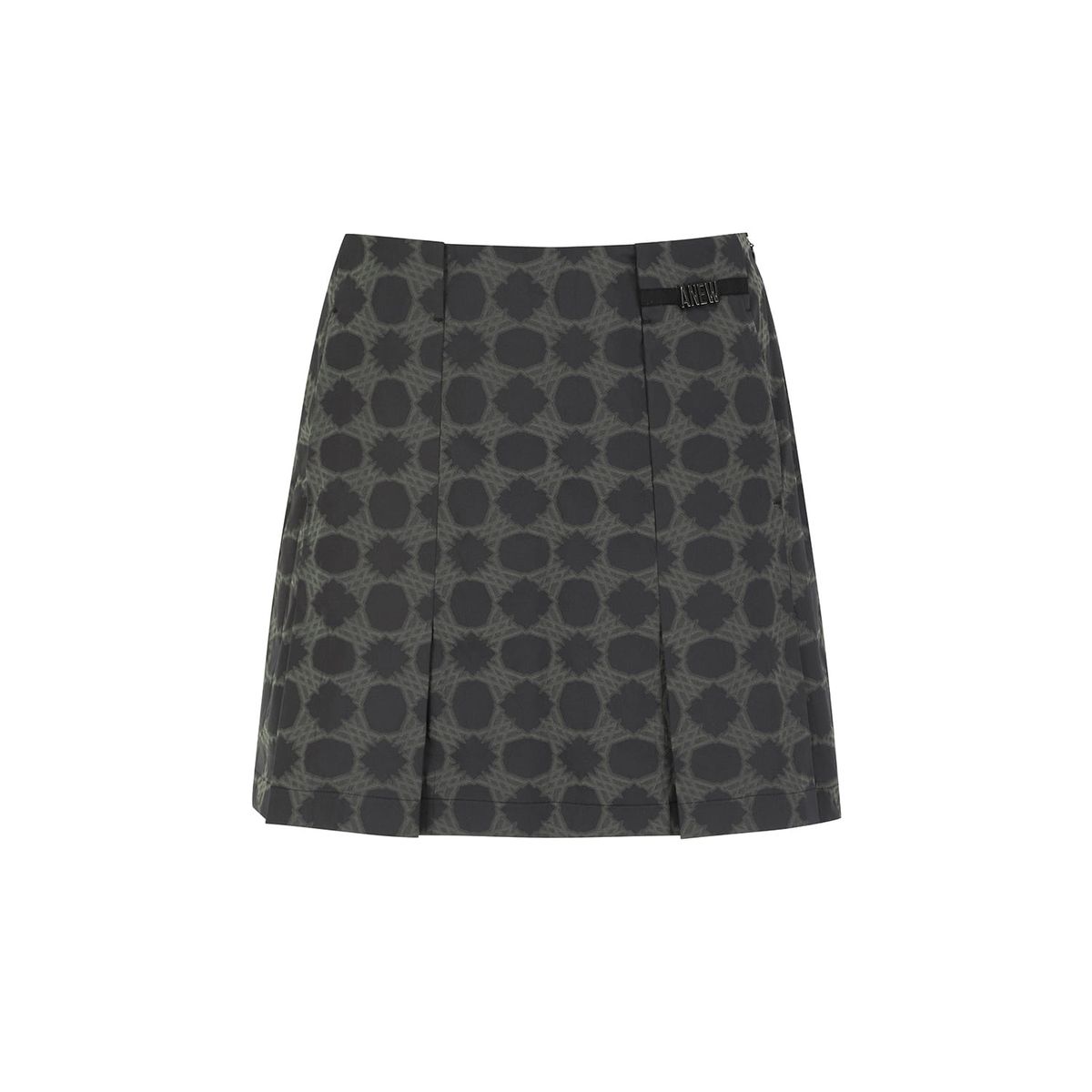 어뉴골프(ANEW GOLF) WOMEN SEASONAL PATTERN SKIRT_BK