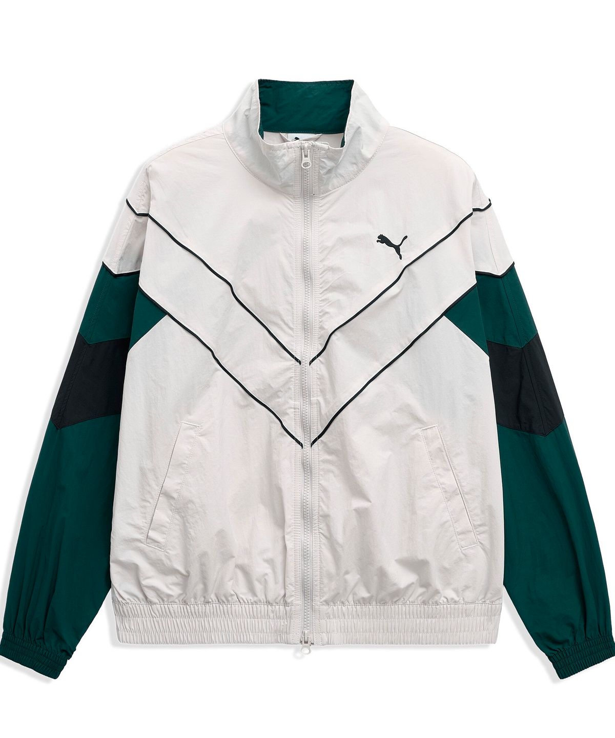 푸마(PUMA) 레트로 컬러블록 오버사이즈 우븐 자켓 (63427805)