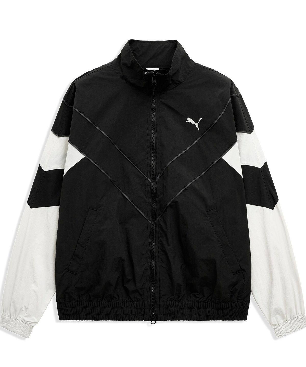 푸마(PUMA) 레트로 컬러블록 오버사이즈 우븐 자켓 (63427851)
