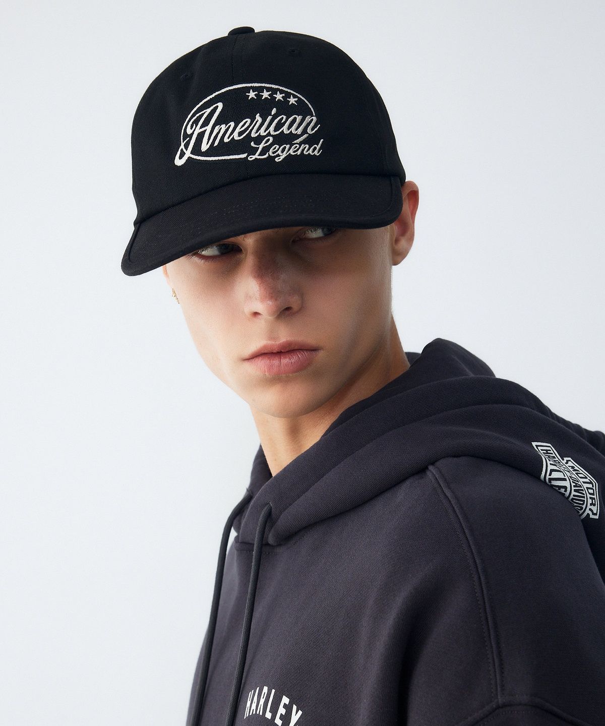 할리데이비슨 컬렉션스®(HARLEY-DAVIDSON COLLECTIONS®) 아메리칸 레전드 볼캡 블랙 HH16381004