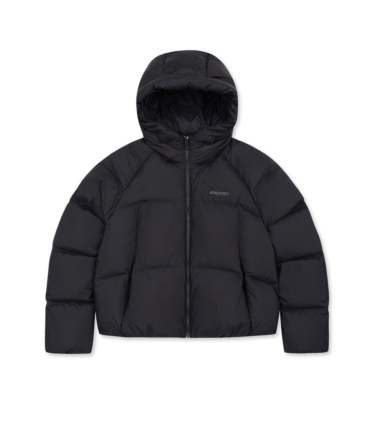 디스커버리 익스페디션(DISCOVERY EXPEDITION) 여성 올리아 다운 숏패딩 (BLACK)