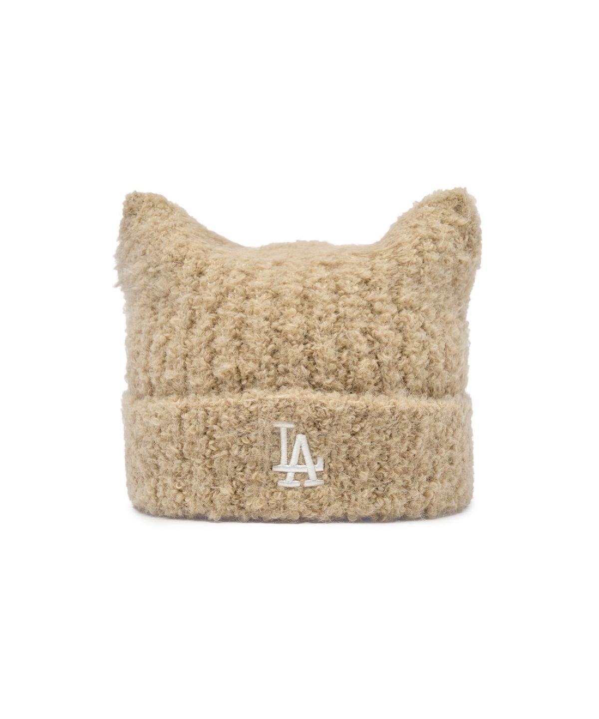 엠엘비(MLB) 플러시 미야옹 비니 LA (Beige)