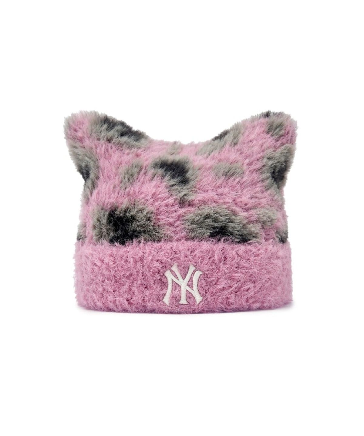 엠엘비(MLB) 레오파드 미야옹 비니 NY (Ptn.Lavender)