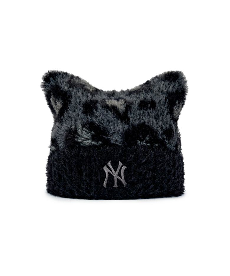 레오파드 미야옹 비니 NY (Black)