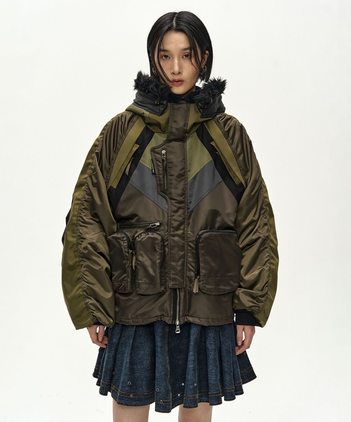 앤더슨벨(ADSB ANDERSSON BELL) UNISEX NEW NORWEGIAN N2B JACKET (BROWN)