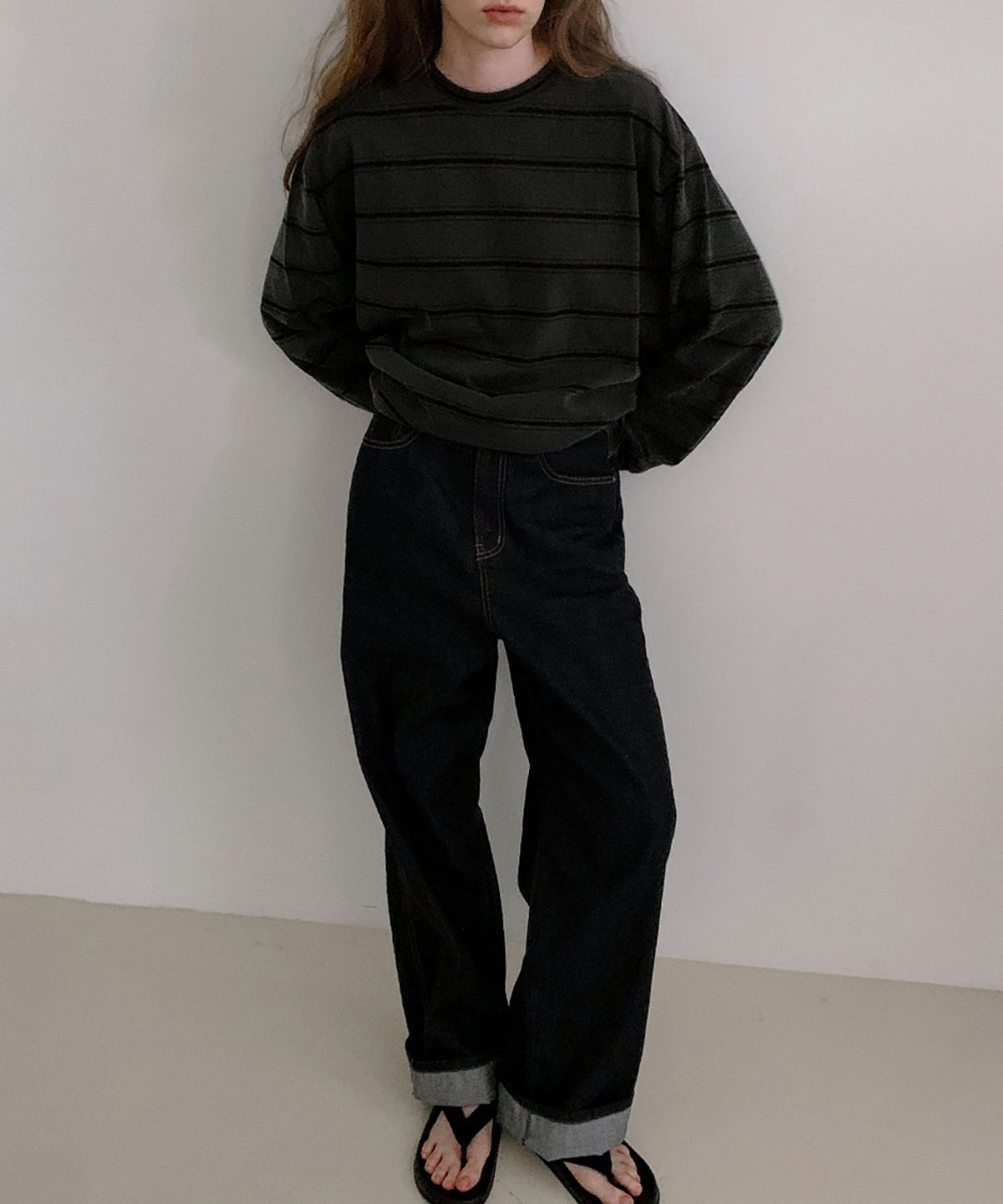 오얼즈(OURLS) Raw Denim Pants - Raw Indigo