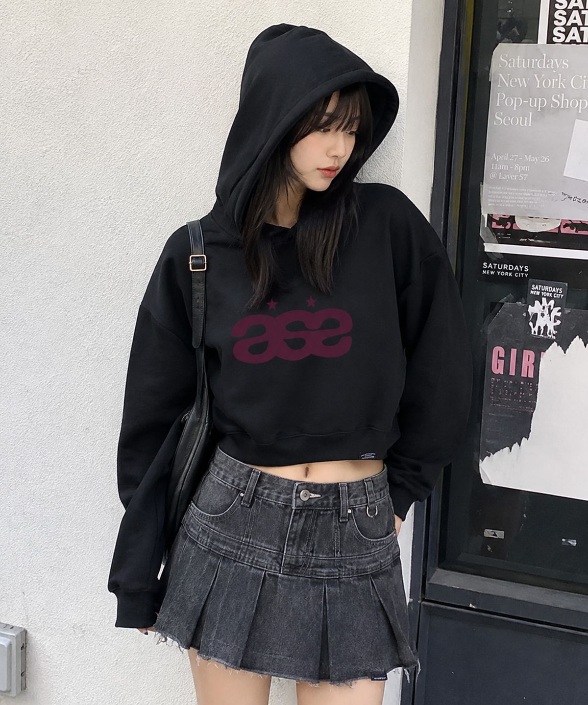 페이드(PEID) PD ase 크롭 후드티 2Color