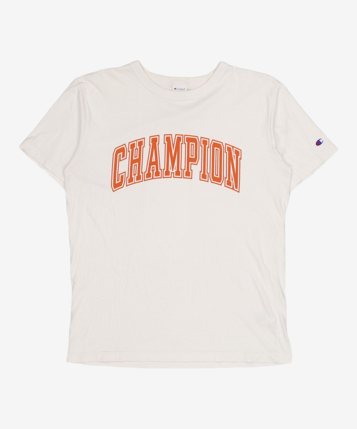 챔피온(CHAMPION) [ASIA] 레터링 반팔 티셔츠 (WHITE) CKTS1E424WT XL