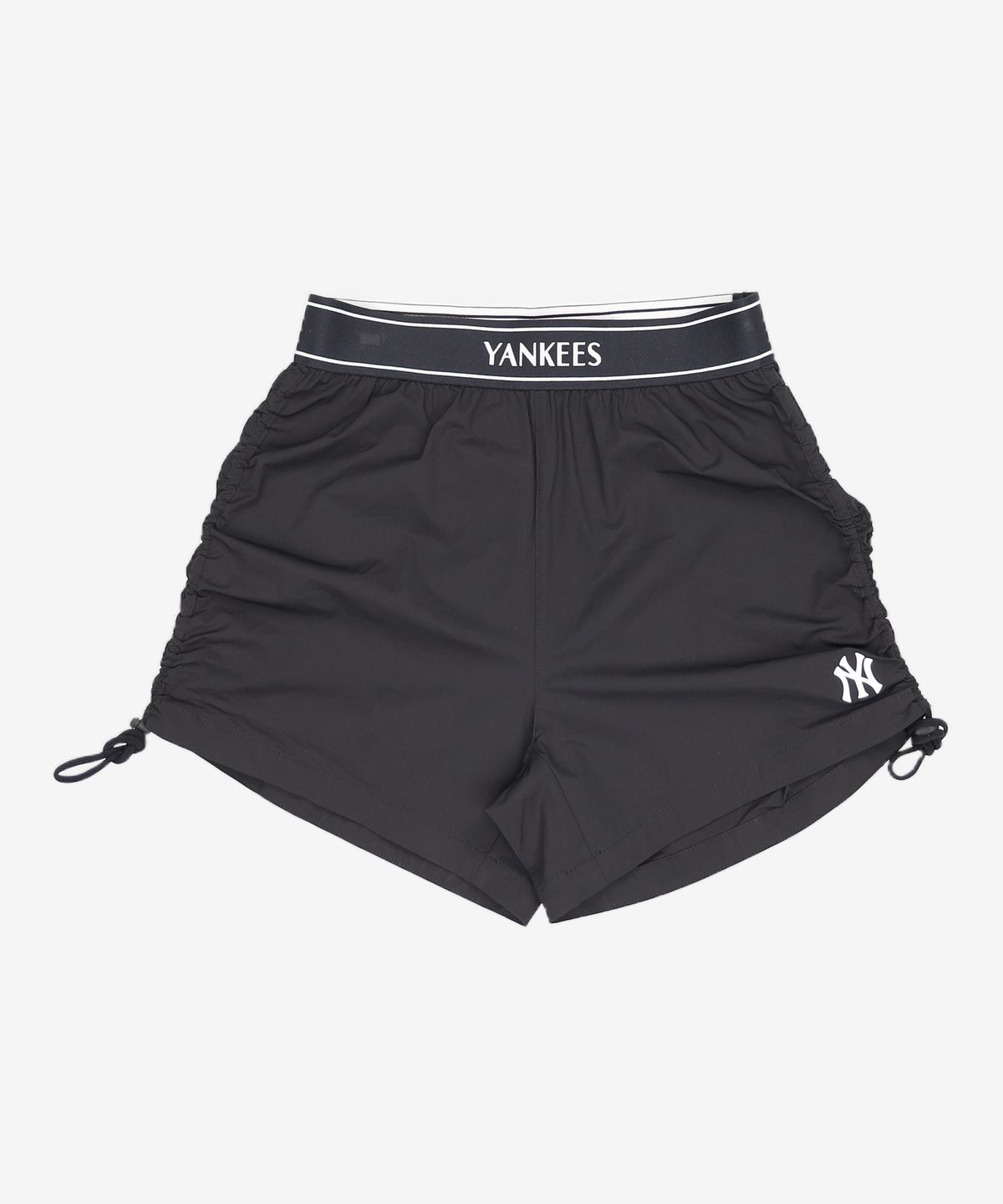엠엘비(MLB) 여성 베이직 레터링 밴드 3부 반바지 NY (Black) XS