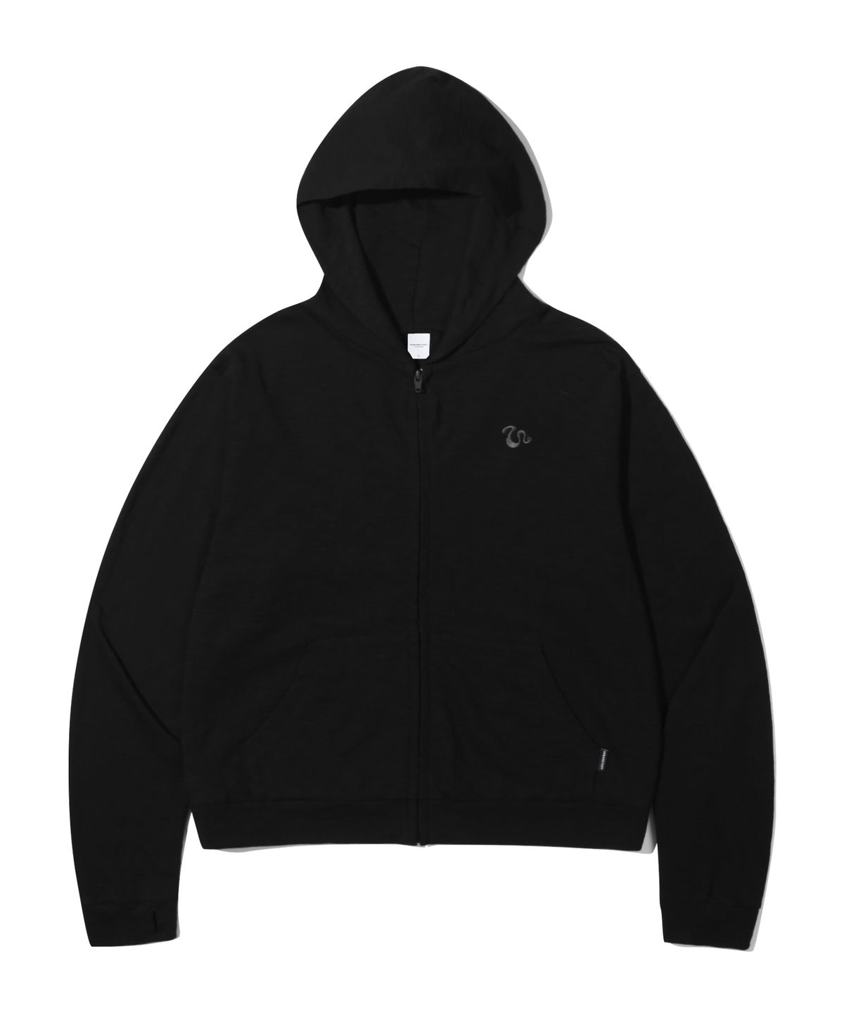 어반스터프(URBANSTOFF) 슬랍 후드 집업 (블랙)