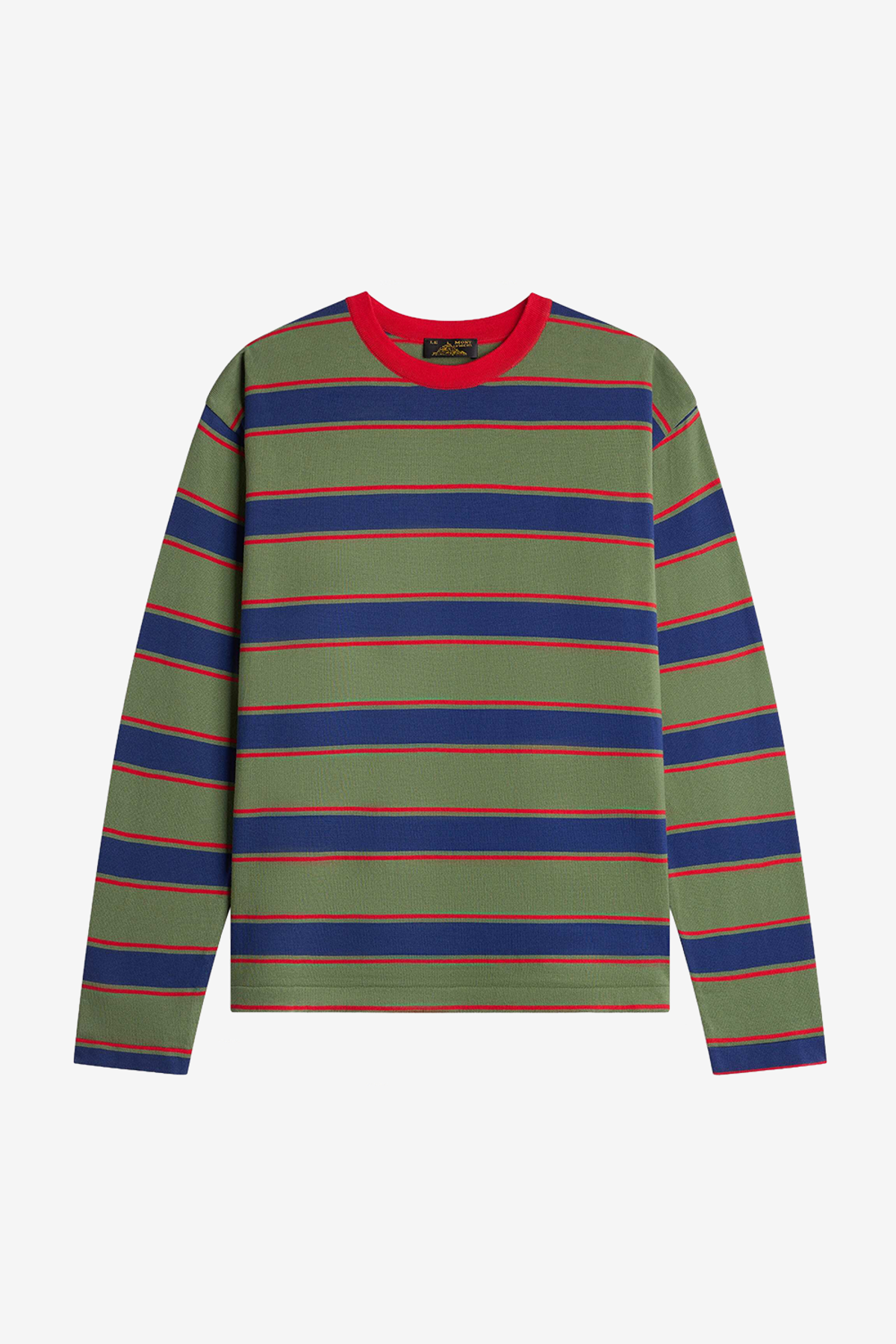 르몽생미셸(LE MONT ST MICHEL) THADEO – STRIPED T-SHIRT_Khaki