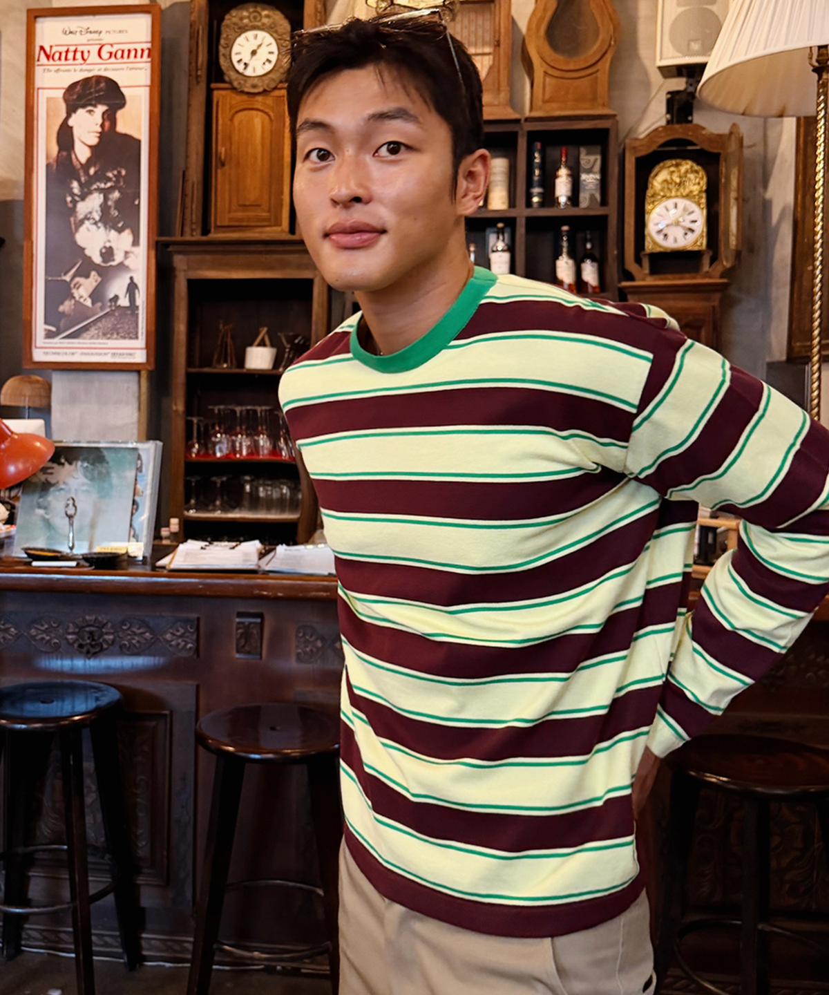 르몽생미셸(LE MONT ST MICHEL) THADEO – STRIPED T-SHIRT_Yellow