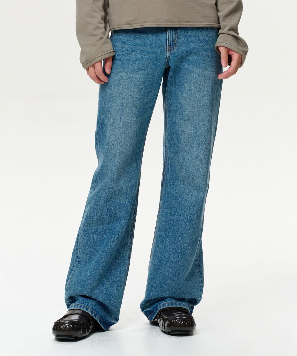 이알에이(ERA) MEN ERA 90S STRAIGHT DENIM - VINTAGE BLUE