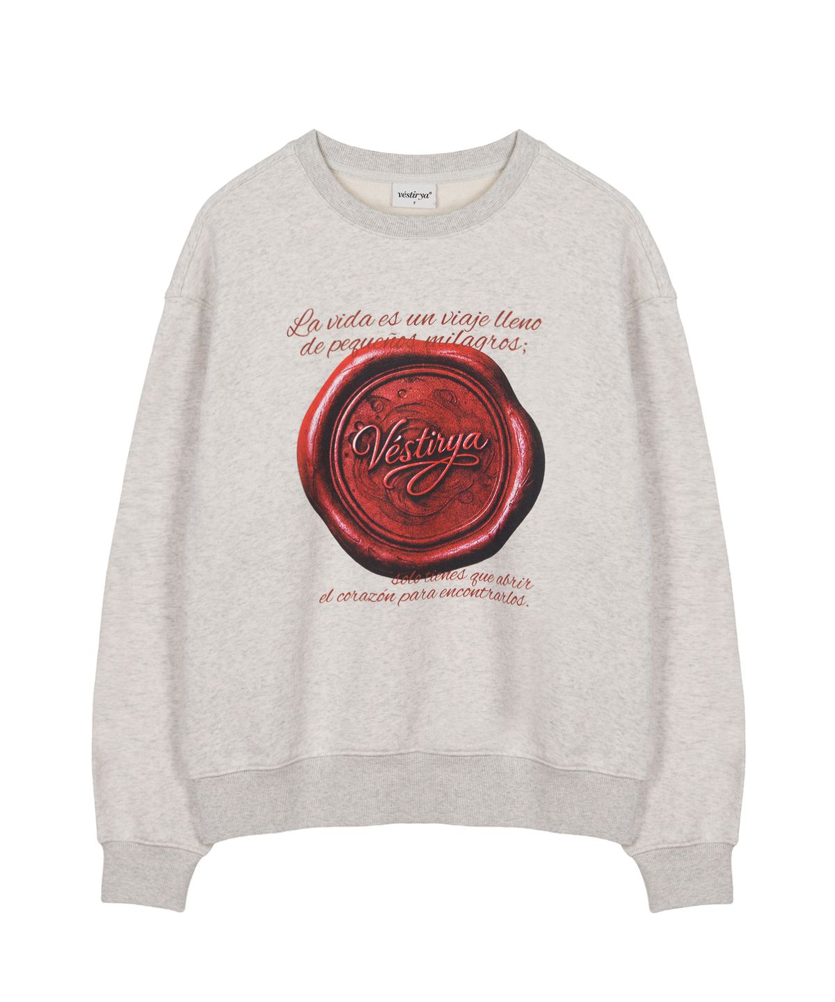 베스티리아(VESTIRYA) Memory Seal Sweatshirt Oatmeal