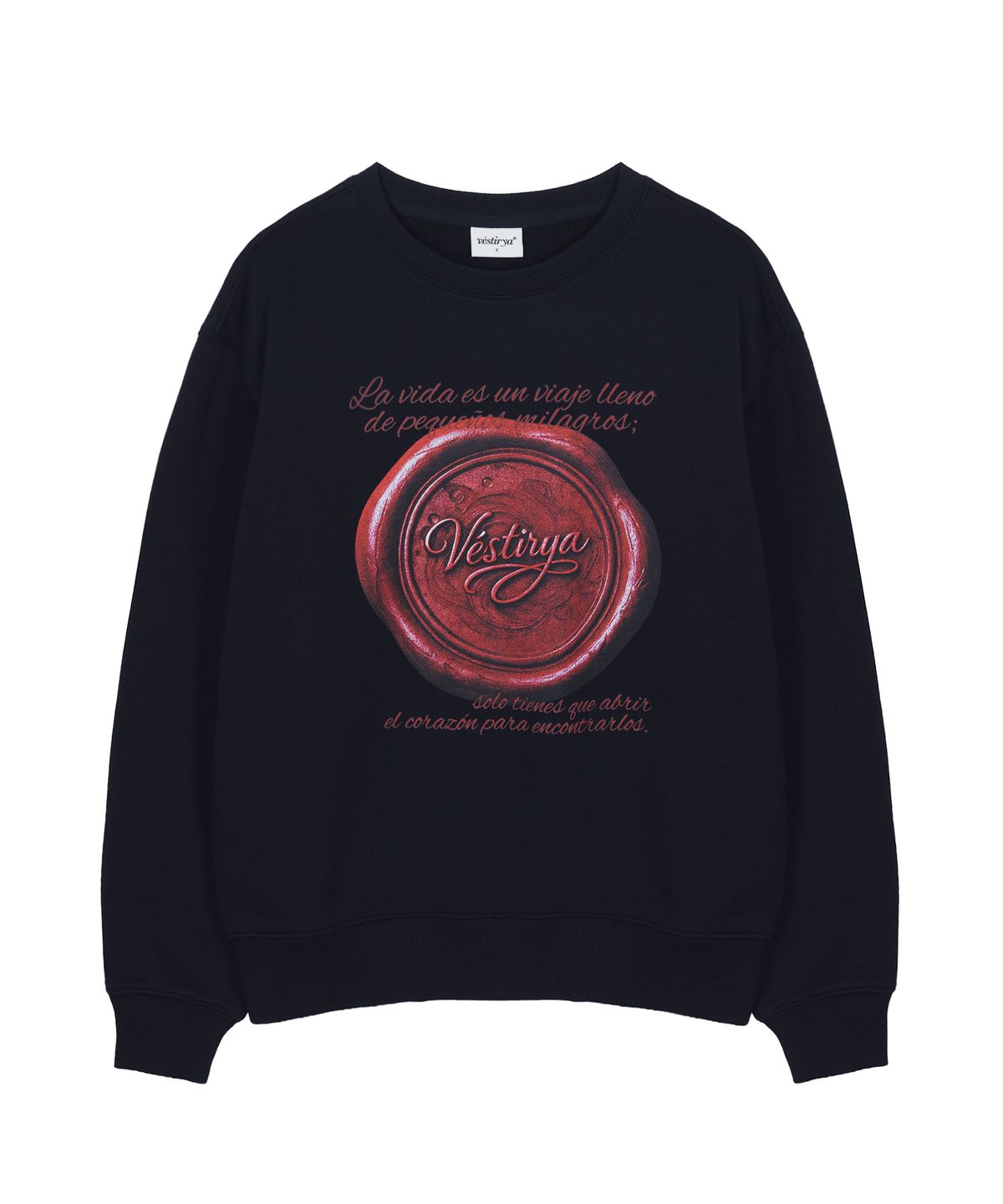 베스티리아(VESTIRYA) Memory Seal Sweatshirt Navy