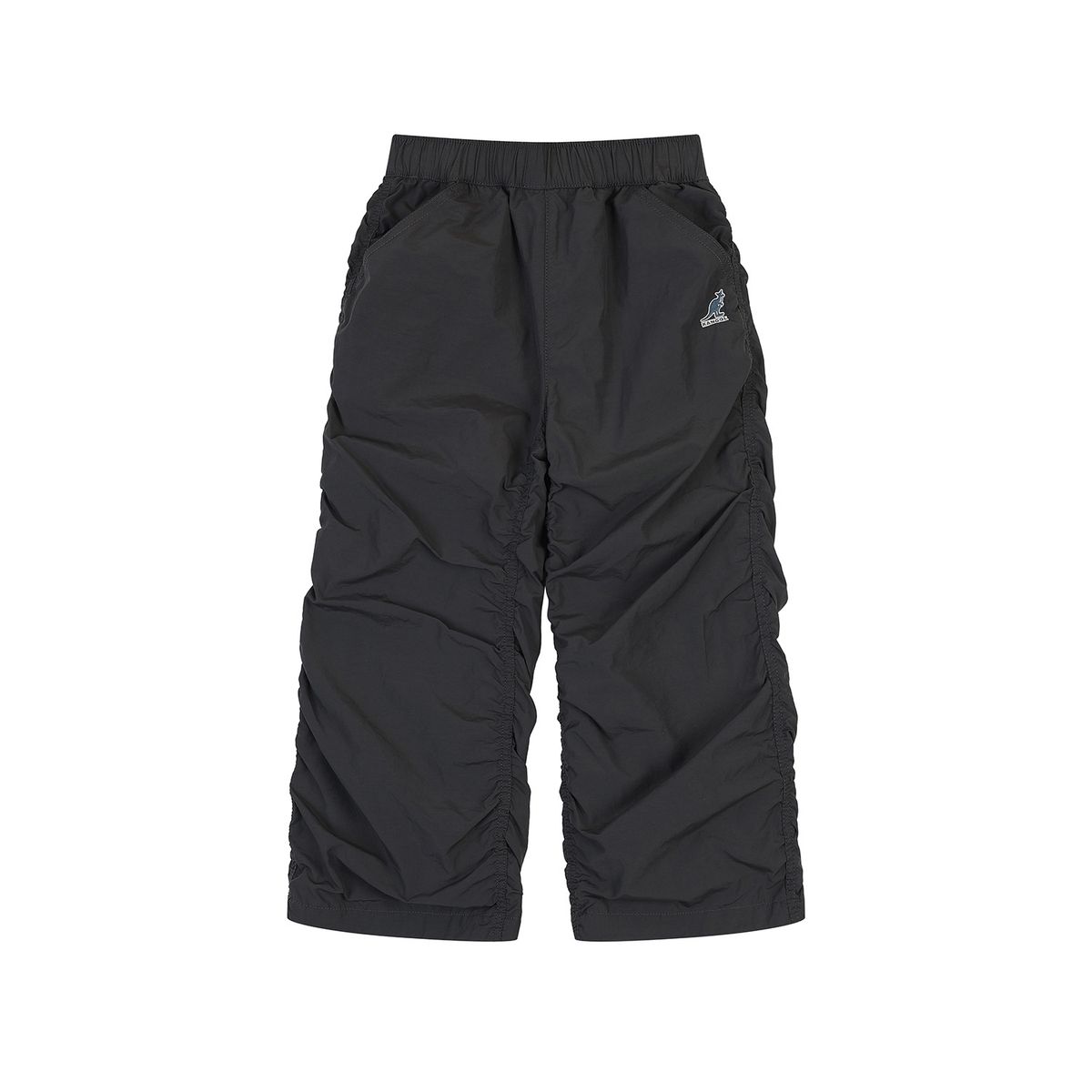 캉골키즈(KANGOL KIDS) 시어드 디테일 브러쉬드 우븐 팬츠 SD 0207 차콜