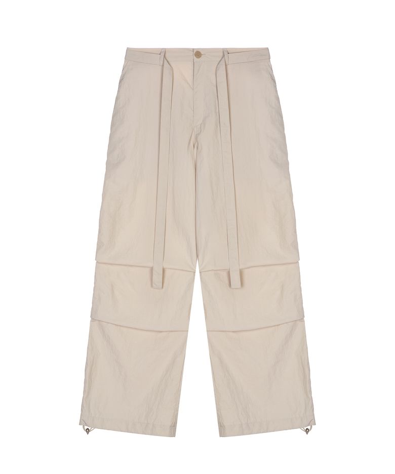 Light Woven Pants Beige