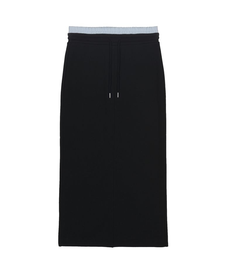 Easy Long Skirt Black