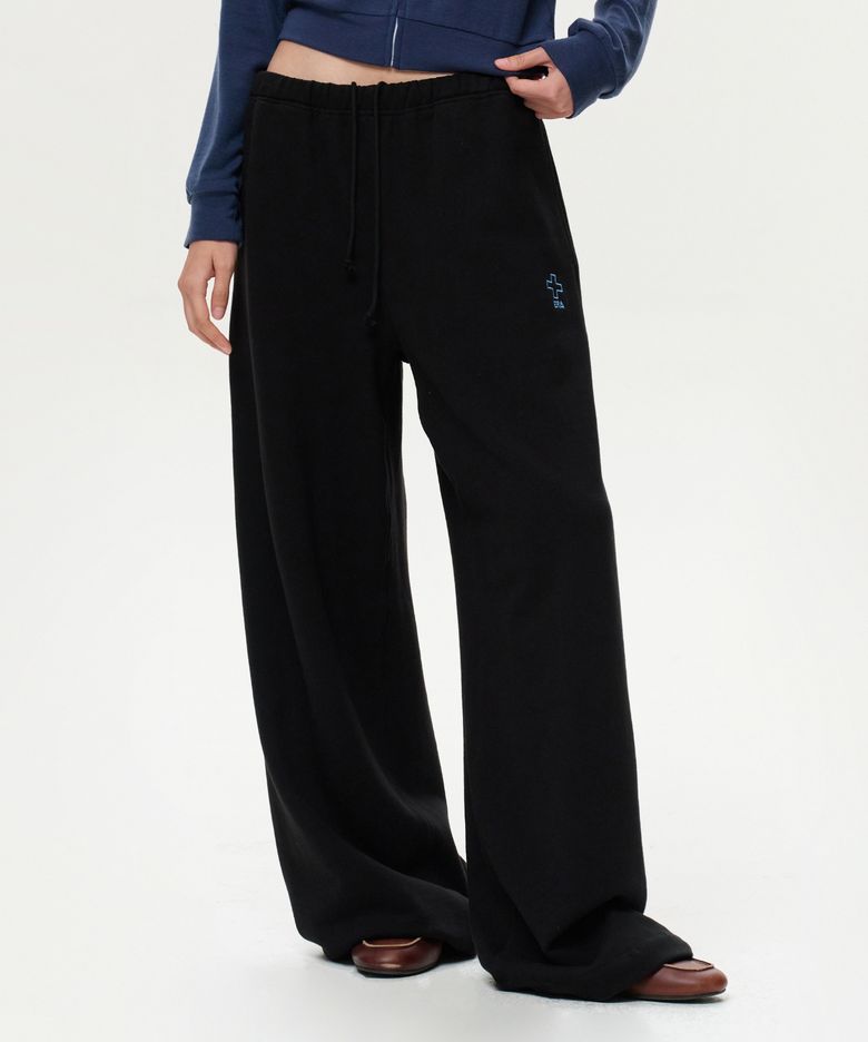 UNISEX ERA STRAIGHT SWEATPANTS - BLACK