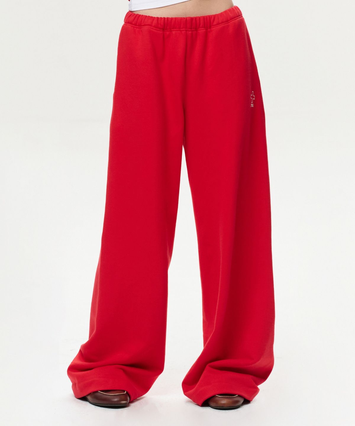 이알에이(ERA) UNISEX ERA STRAIGHT SWEATPANTS - RED