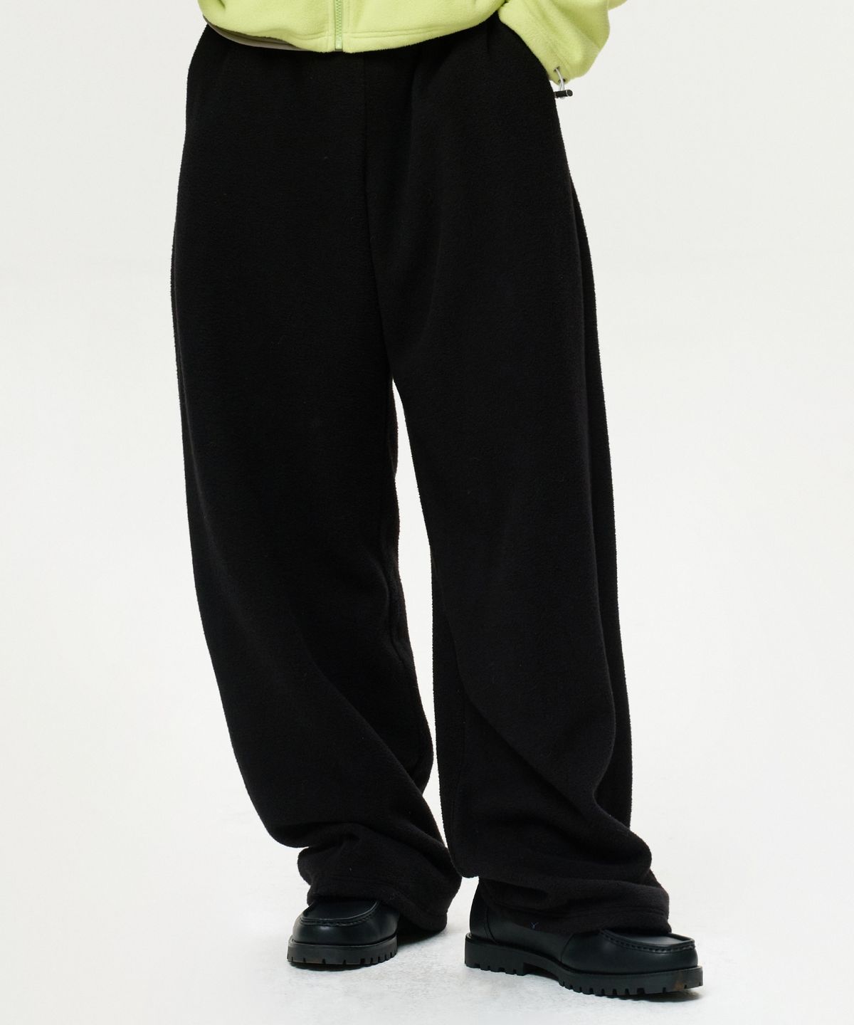 이알에이(ERA) MEN ERA POLAR FLEECE PANTS - BLACK