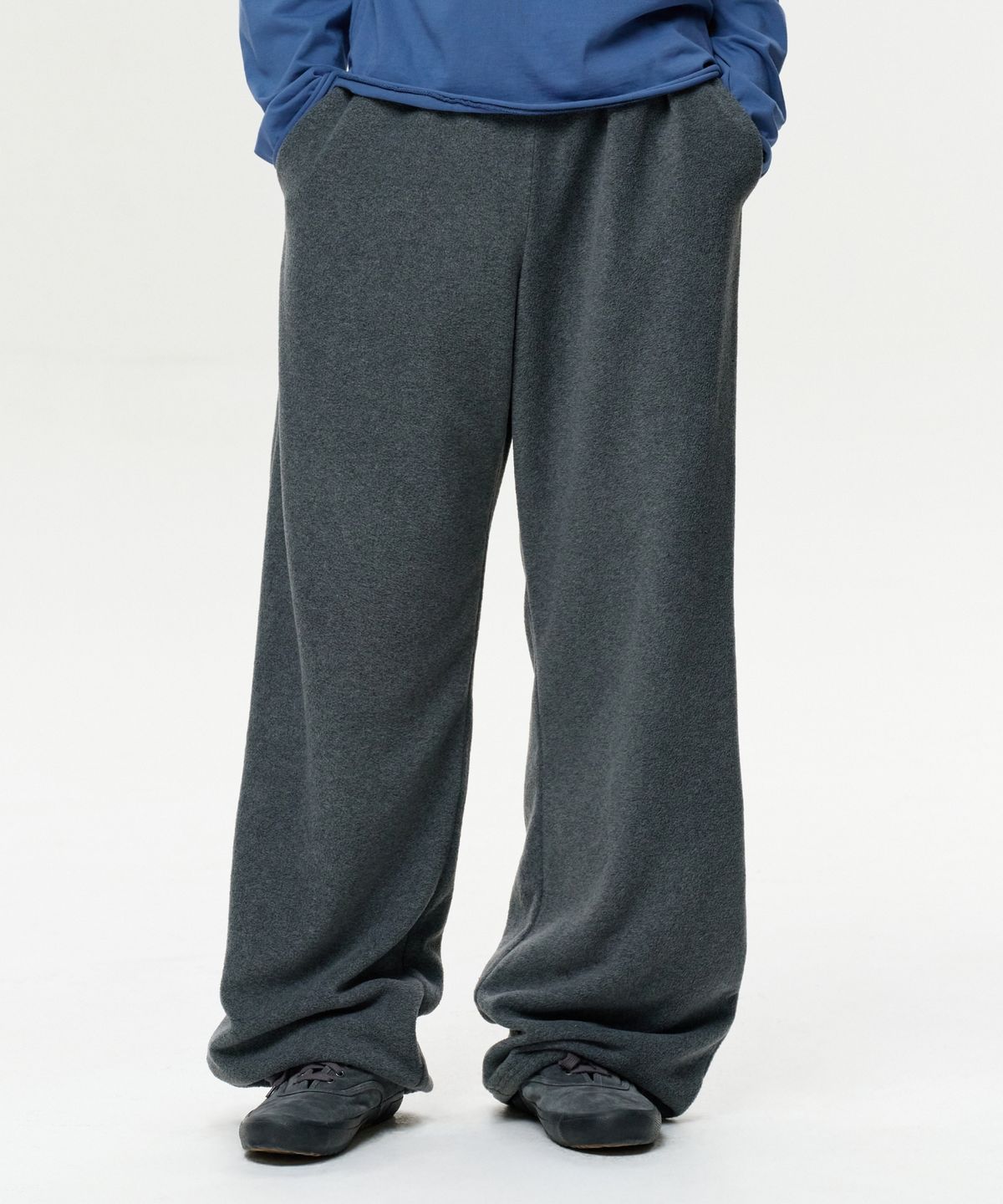 이알에이(ERA) MEN ERA POLAR FLEECE PANTS - CLOUD