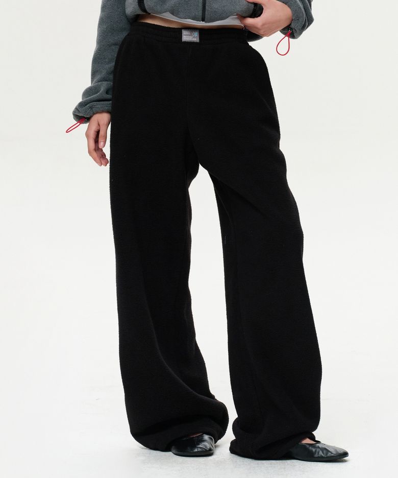 WOMEN ERA POLAR FLEECE PANTS - BLACK