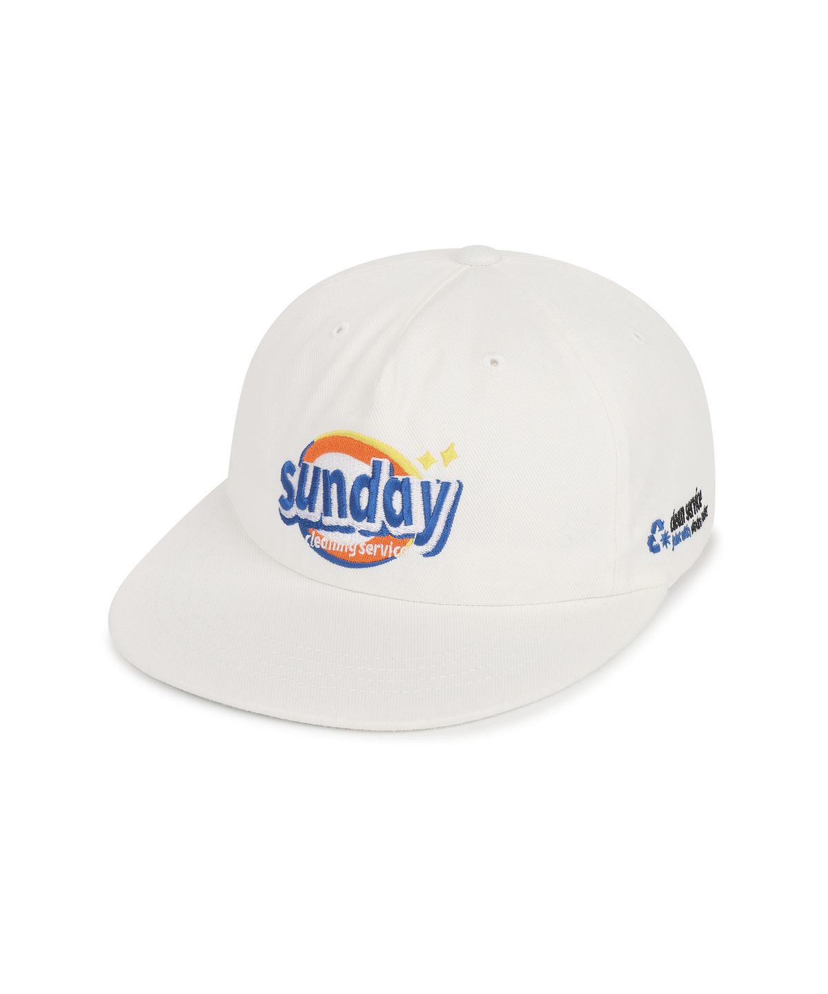 위캔더스(WKNDRS) WKNDRS x Krackerhouse SUNDAY CAP (WHITE)